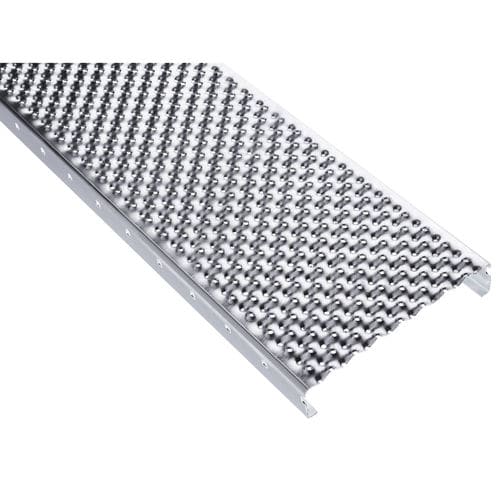 Grigliato in alluminio - BN-OP series - Lichtgitter GmbH - in acciaio / in acciaio inossidabile / in lamiera forata