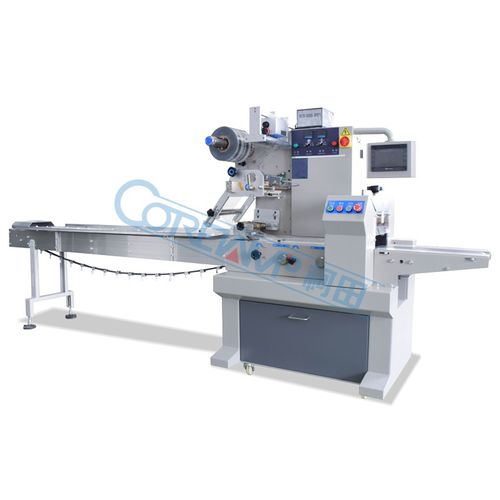 Macchina per imballaggio automatica - VT series - Foshan Coretamp Packaging Machinery Co., Ltd - orizzontale / per siringhe / per maschere