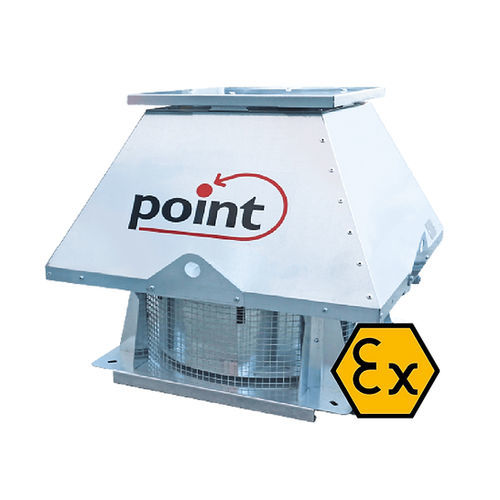 Ventilatore ATEX - P-DCF EX series - POINT KLIMA - per tetto / orizzontale / IP55