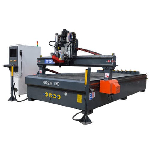 Contornatrice CNC - FS1530C-O - Jinan Forsun CNC Machinery Co.Ltd - 3 assi / con un mandrino / per legno
