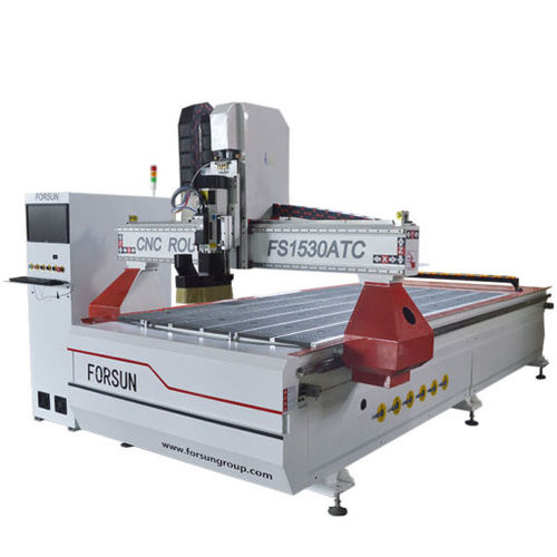 Contornatrice CNC - FS1530ATC - Jinan Forsun CNC Machinery Co.Ltd - 3 assi / a mandrino / per alluminio