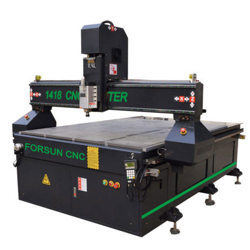 Contornatrice CNC - FS1418 - Jinan Forsun CNC Machinery Co.Ltd - 3 assi / a mandrino / di ottone