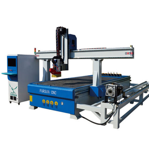 Contornatrice CNC - FS1530C - Jinan Forsun CNC Machinery Co.Ltd - 4 assi / a due mandrini / per metallo