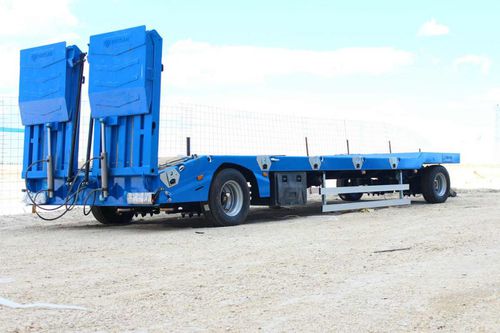 Rimorchio porta-attrezzi - Emirsan Trailer - extra ribassato / per veicolo / a 2 assi
