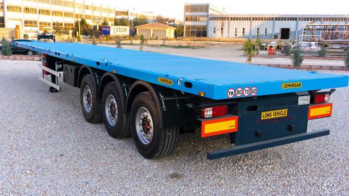 Semirimorchio per contenitore - Emirsan Trailer - a pianale / a 3 assi / a 2 assi
