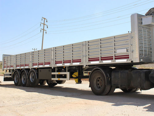 Semirimorchio per contenitore - Emirsan Trailer - a pianale / a 3 assi / trainato