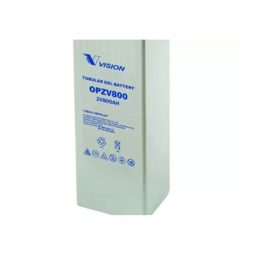 Batteria OpzV a base di gel - V series - Vision Group - a blocco / 2 V / per apparecchio di telecomunicazione