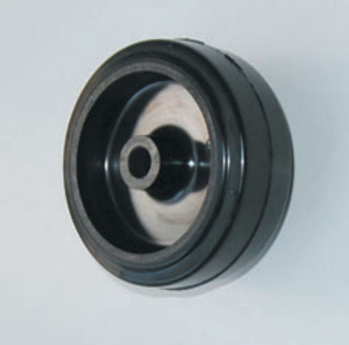Ruota monoblocco - HT RUBBER - Fabbrica Italiana Ruote - in gomma / a bassa rumorosità / resistente al calore