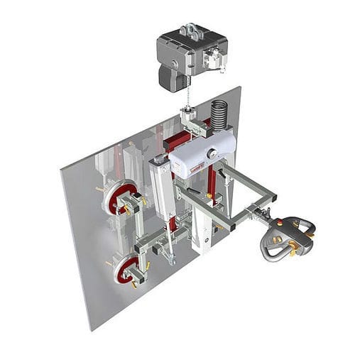 Ventosa di sollevamento rotativa - UGL 4 - Liftop - Manutention ergonomique - per lastra di vetro / orizzontale / verticale