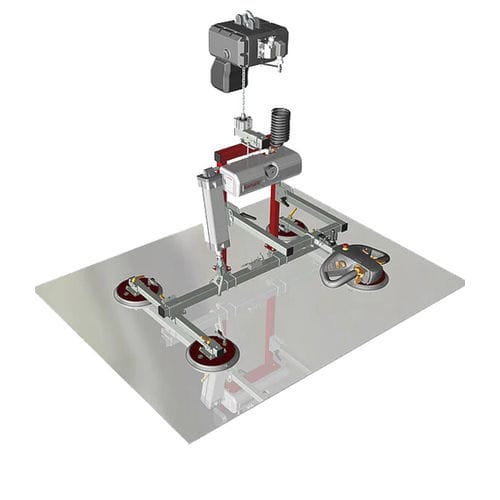Ventosa di sollevamento ad H - UGL 3 - Liftop - Manutention ergonomique - per lamiera metallica / orizzontale / verticale