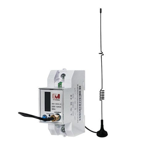 Contatore di energia elettrica monofase - EU868MHz - IVY METERING - su guida DIN / residenziale / prepagato