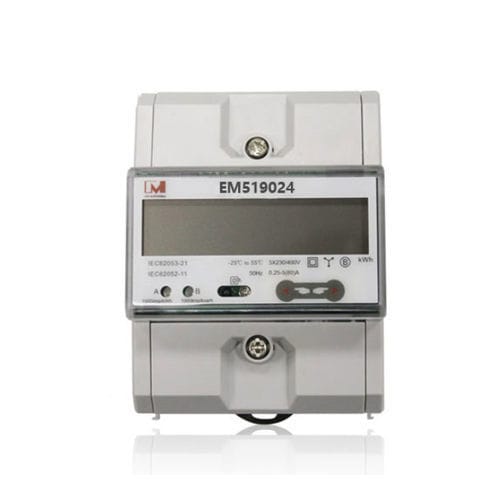 Contatore di energia elettrica trifase - EM519024  - IVY METERING - su guida DIN / RS-485 / certificato MID