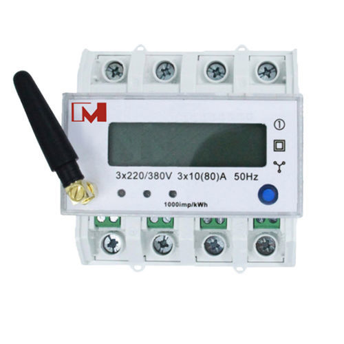 Contatore di energia elettrica trifase - EU868mMHz  - IVY METERING - su guida DIN / con display LCD / intelligente