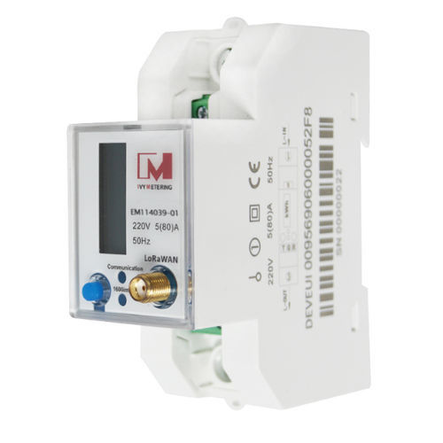 Contatore di energia elettrica monofase - EM114039-01 - IVY METERING - su guida DIN / digitale / prepagato
