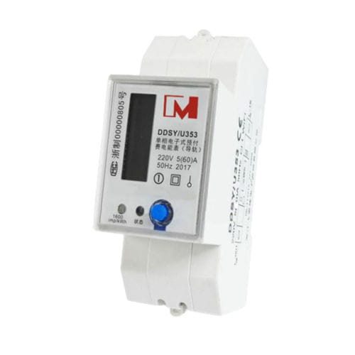 Contatore di energia elettrica monofase - EM113016  - IVY METERING - su guida DIN / RS-485 / con display LCD