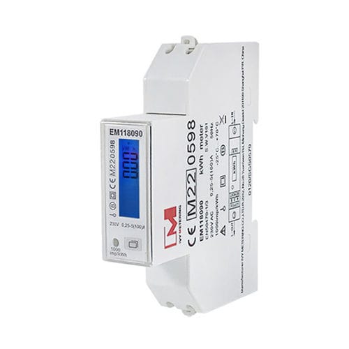 Contatore di energia elettrica monofase - EM118 series - IVY METERING - su guida DIN / RS-485 / certificato MID