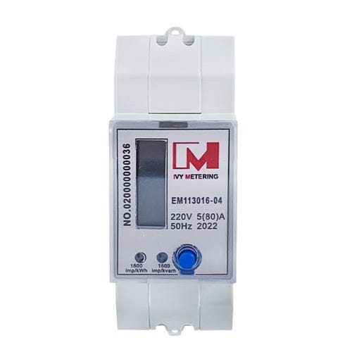 Contatore di energia elettrica monofase - EM113016-04 - IVY METERING - su guida DIN / RS-485 / residenziale
