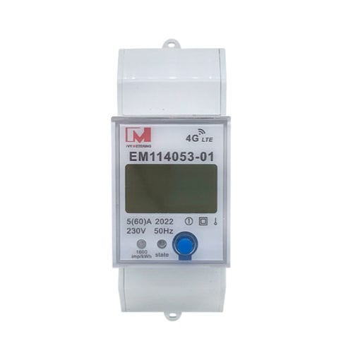 Contatore di energia elettrica monofase - EM114053-01 - IVY METERING - su guida DIN / prepagato / con comunicazione integrata