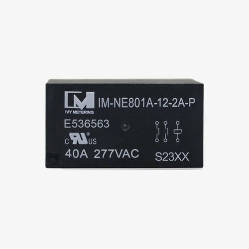 Relè elettromeccanico AC - IM-NE801A IEC/CB/UL - IVY METERING - 12 VDC / compatto / bifase