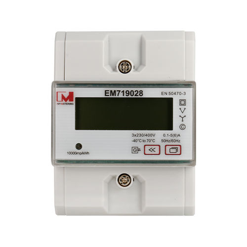 Contatore di energia elettrica trifase - EM719028 - IVY METERING - su guida DIN / RS-485 / residenziale