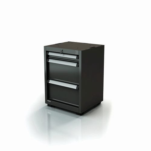 Armadio da officina - AR-243.11 - DEA WORKLAB SRL - con piedi / 3 cassetti / in poliestere