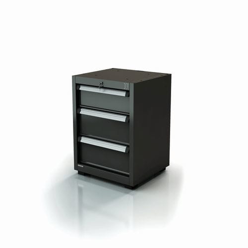 Armadio da officina - AR-356.11 - DEA WORKLAB SRL - con piedi / 3 cassetti / in poliestere