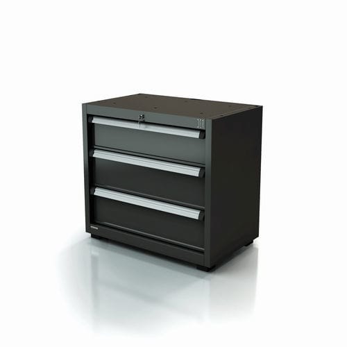 Armadio da officina - AR-169.10-3 - DEA WORKLAB SRL - con piedi / 3 cassetti / in poliestere