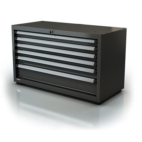 Armadio da officina - AR-074.10-6 - DEA WORKLAB SRL - con piedi / 6 cassetti / in poliestere