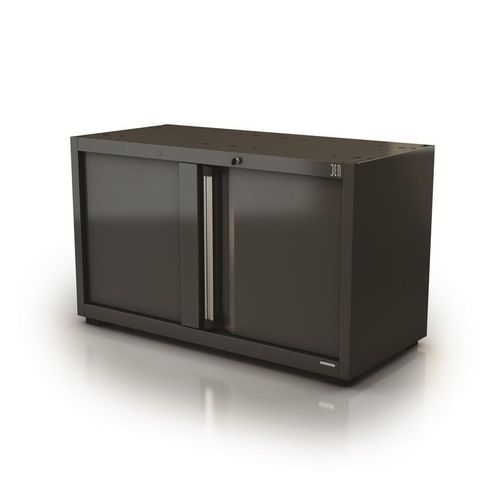 Armadio da officina - AR-176.11 - DEA WORKLAB SRL - con piedi / con 2 sportelli / in poliestere