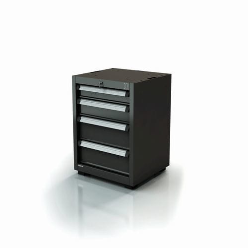 Armadio da officina - AR-321.10 - DEA WORKLAB SRL - con piedi / 4 cassetti / in poliestere