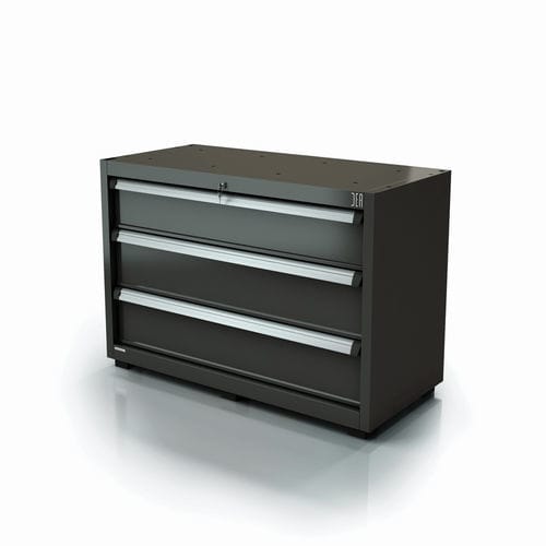 Armadio da officina - AR-074.10-3 - DEA WORKLAB SRL - con piedi / 3 cassetti / in poliestere
