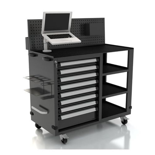 Carrello postazione di lavoro - AR-442.11 - DEA WORKLAB SRL - a ripiani / a cassetti / portautensili