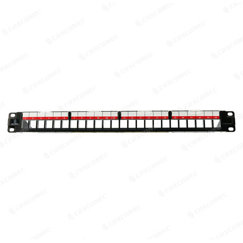 Patch panel 1U - CC-06-00001 - CRXCONEC - RJ45 / ad alta densità