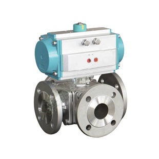 Valvola a sfera - SuZhou KoSa Environmental Protection CO.,LTD - pneumatica / di controllo / ad uso industriale