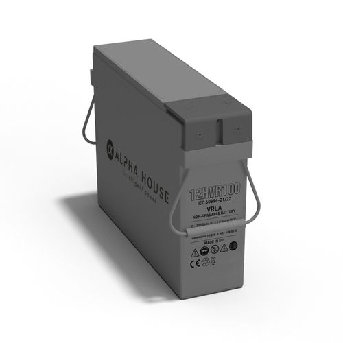 Batteria rettangolare - 12MVR100 - Alpha House Ltd - 12 V / ISO