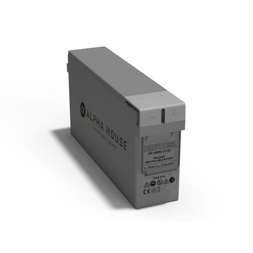 Batteria rettangolare - 12MVR155L - Alpha House Ltd - 12 V / ISO