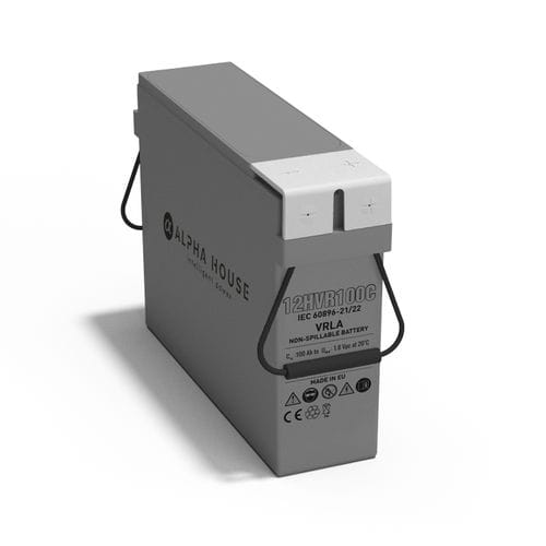 Batteria rettangolare - 12HVR100C - Alpha House Ltd - 12 V / ISO