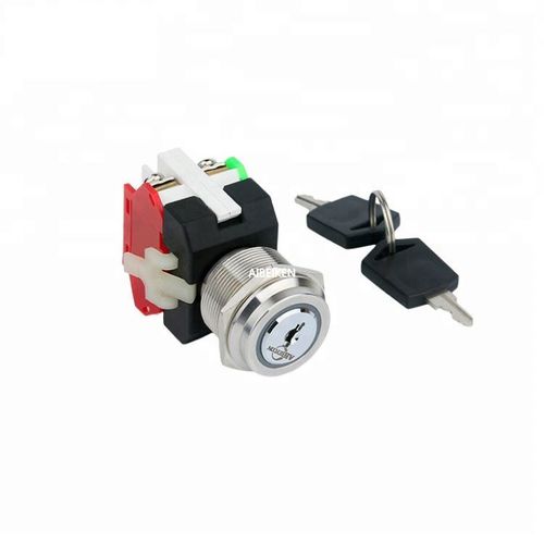 Pulsante a chiave - IB22G-Y11Z-E - YUEQING AIBEIKEN ELECTRIC CO., LTD. - IP65 / luminoso / industriale