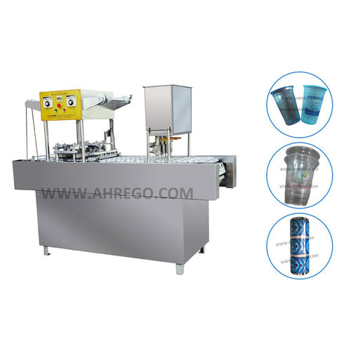 Riempitrice-opercolatrice automatico - SQF series - Anhui Koyo Rego Machinery Technology Co., Ltd. - per bicchieri / per barattoli e vasetti / per liquidi