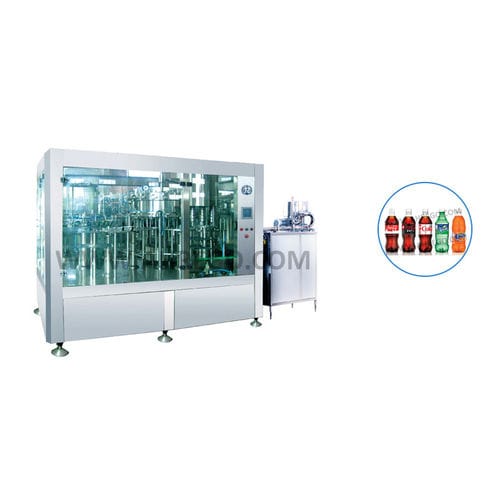 Sciacquatrice / riempitrice / chiuditrice per bevande gassate - Anhui Koyo Rego Machinery Technology Co., Ltd. - per bottiglie in plastica / automatica / isobarica