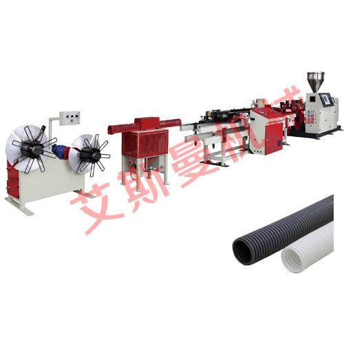 Linea di estrusione per tubi - Jiangsu Acemien Machinery Co., Ltd. - per tubi scanalati / per PE