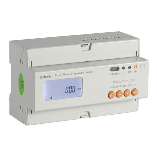 Contatore di energia elettrica trifase - ADL300-EY - ACREL CO., LTD. - su guida DIN / RS-485 / 50 Hz