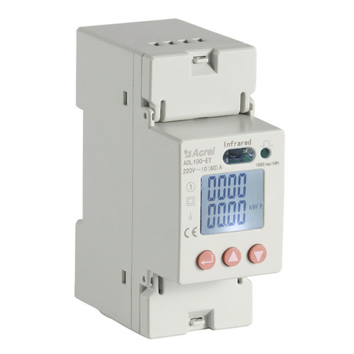 Contatore di energia elettrica multifunzione - ADL100-ET - ACREL CO., LTD. - monofase / su guida DIN / con display LCD