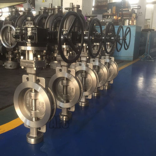 Valvola a farfalla - HEFEI AFC INTERNATIONAL TRADE CO., LTD. - a leva / con attuatore elettrico / per acqua di mare