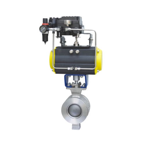 Valvola a sfera - V-Port  - HEFEI AFC INTERNATIONAL TRADE CO., LTD. - con attuatore elettrico / a regolazione di portata / per fango