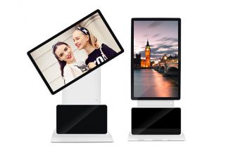 Totem pubblicitario - ADV5531 - AIYOS Technology Co., Ltd. - LCD / in alluminio