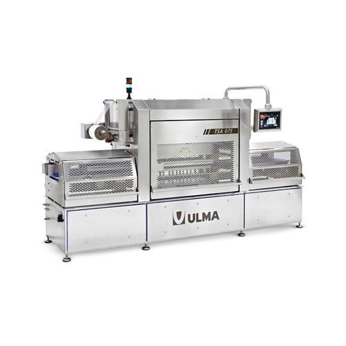 Termosigillatrice di vaschette lineare - TSA 875 - ULMA Packaging - automatica / sottovuoto / per confezionamento in atmosfera modificata