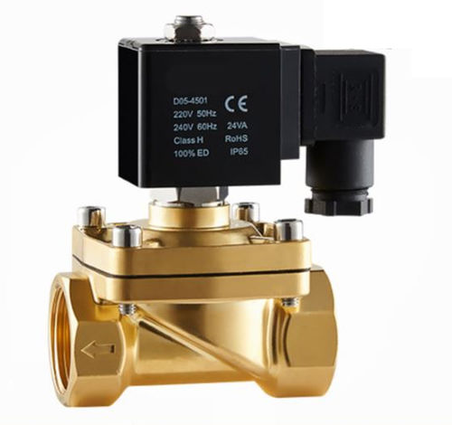 Elettrovalvola a comando diretto - Ningbo Hi-Tech Smart Machinery Co., Ltd. - a 2 vie / per acqua / per gas