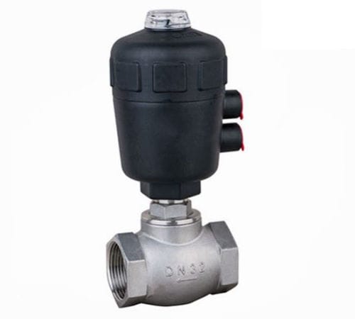 Valvola a sede inclinata - Ningbo Hi-Tech Smart Machinery Co., Ltd. - a pistone / pneumatica / per acqua