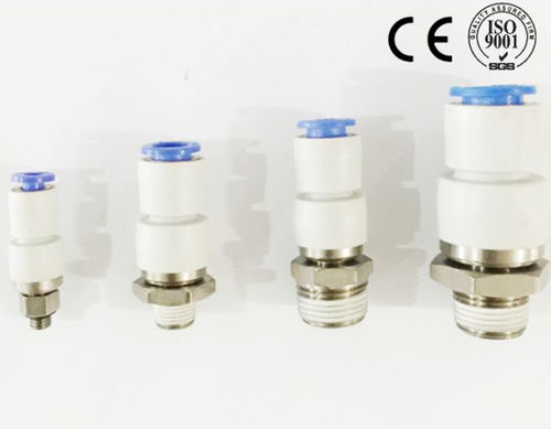 Raccordo pneumatico - Ningbo Hi-Tech Smart Machinery Co., Ltd. - filettato / rapido / a gomito
